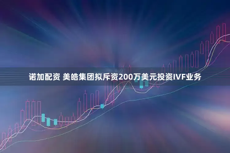 诺加配资 美皓集团拟斥资200万美元投资IVF业务