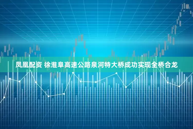 凤凰配资 徐淮阜高速公路泉河特大桥成功实现全桥合龙