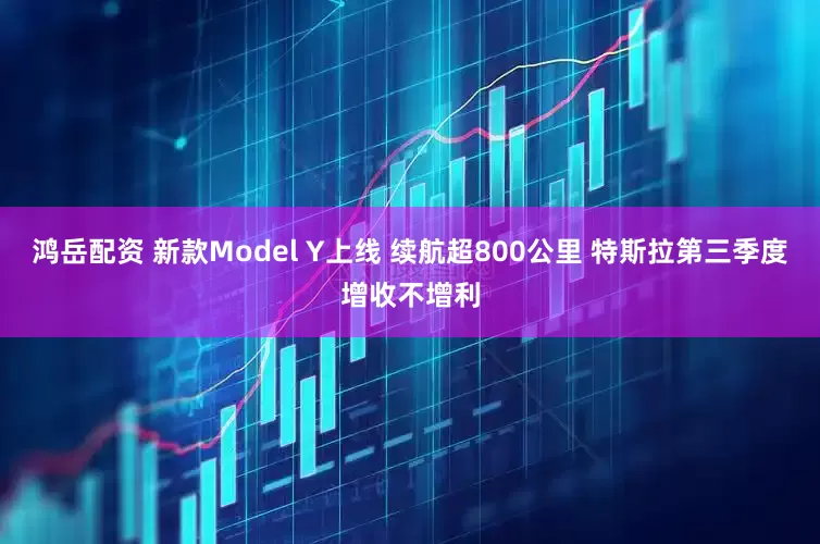 鸿岳配资 新款Model Y上线 续航超800公里 特斯拉第三季度增收不增利